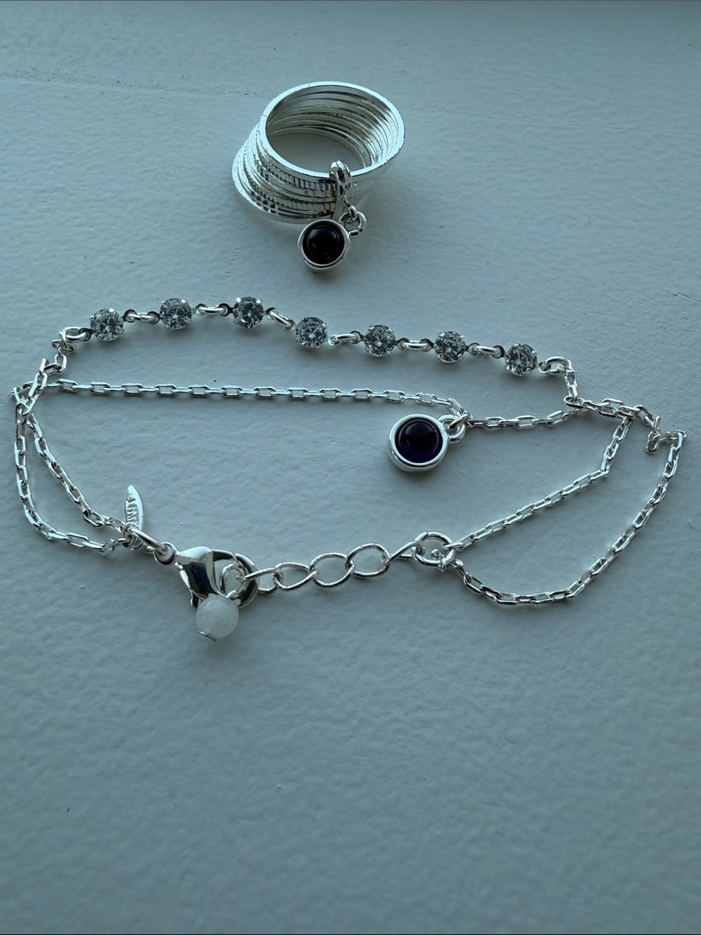 Amethyst ring & bracelet - Picture 1 of 16